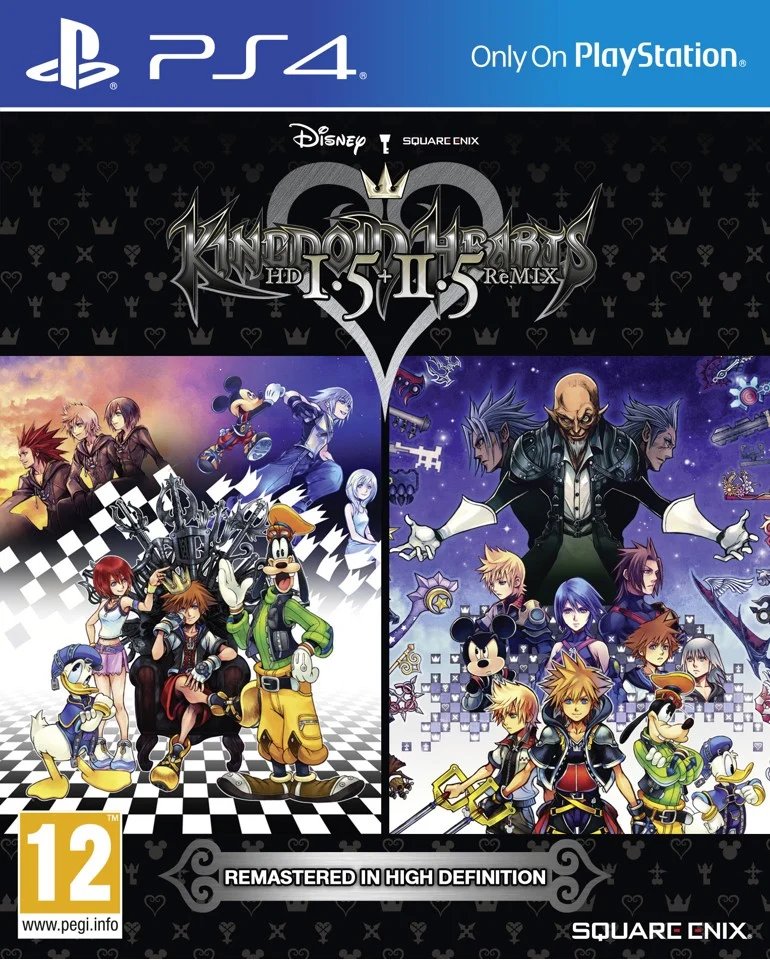 Kingdom Hearts Remastered HD 1.5 And 2.5 REMIX Edition PS4 / PS5 [Naudotas]