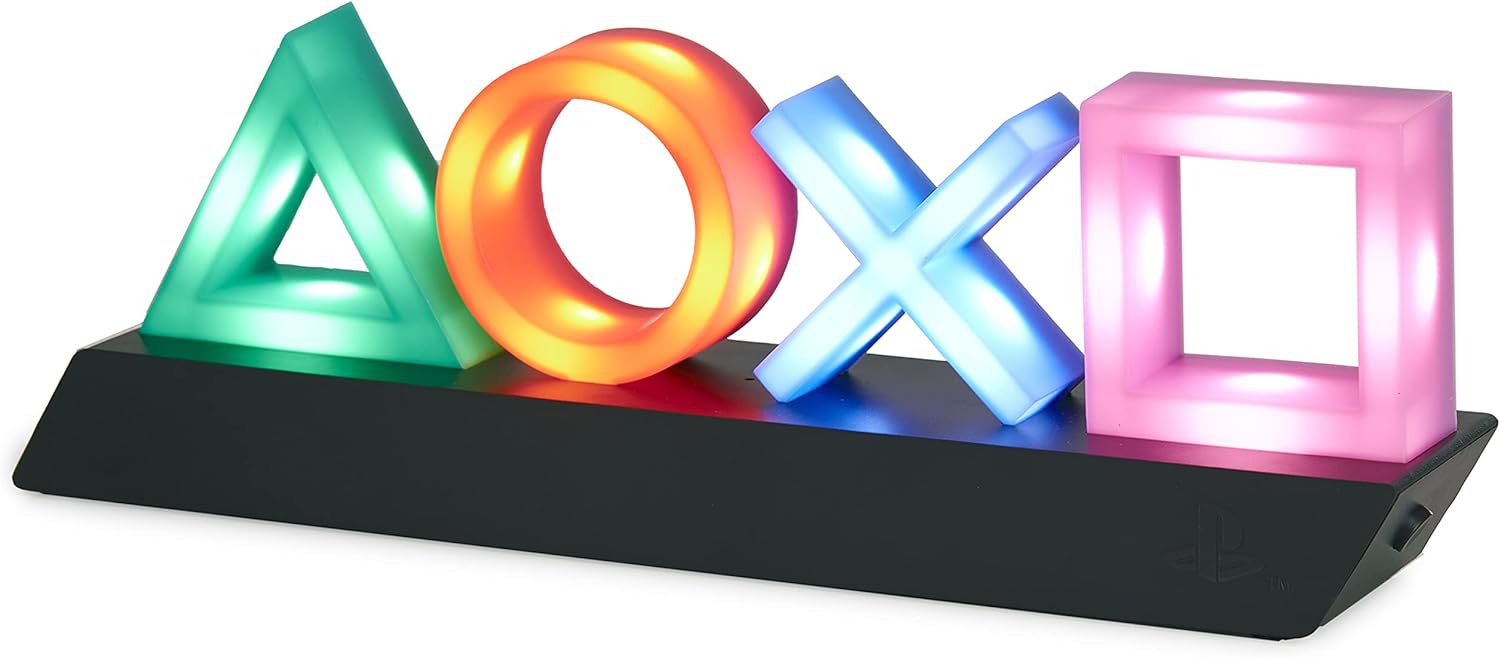PlayStation piktogramų stalo šviestuvas