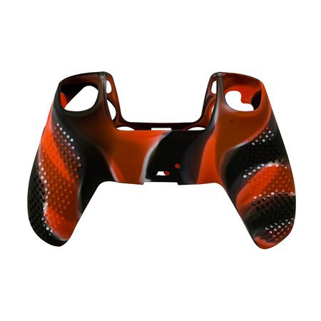 Silikoninė apsauga PS5 dualsense pulteliui raudona/juoda