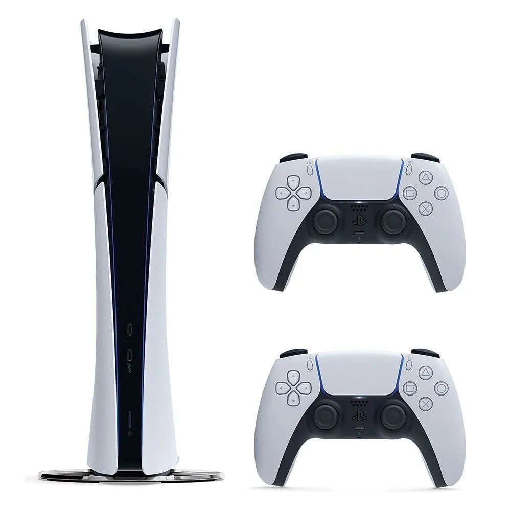 PlayStation 5 1TB Slim standard su 2 pulteliais