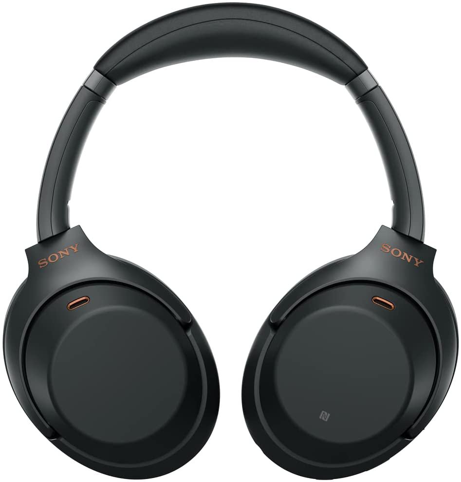Sony WH-1000XM4 triukšmą slopinančios belaidės ausinės, juodos