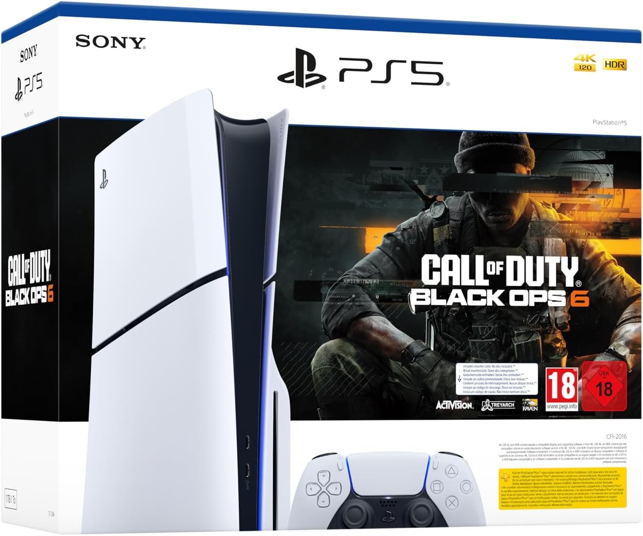 Playstation 5 Slim 1TB disc edition + Call of Duty Black Ops 6