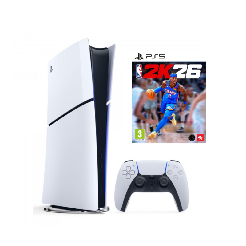 SONY PLAYSTATION 5 SLIM DISC + NBA 2K26