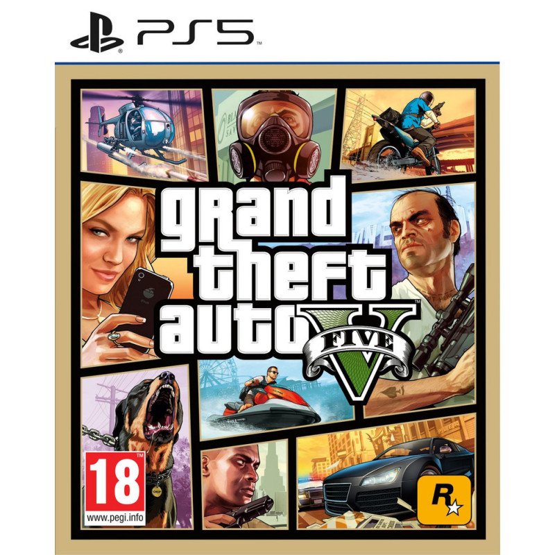 GRAND THEFT AUTO 5 GTA V PS5 NAUJAS