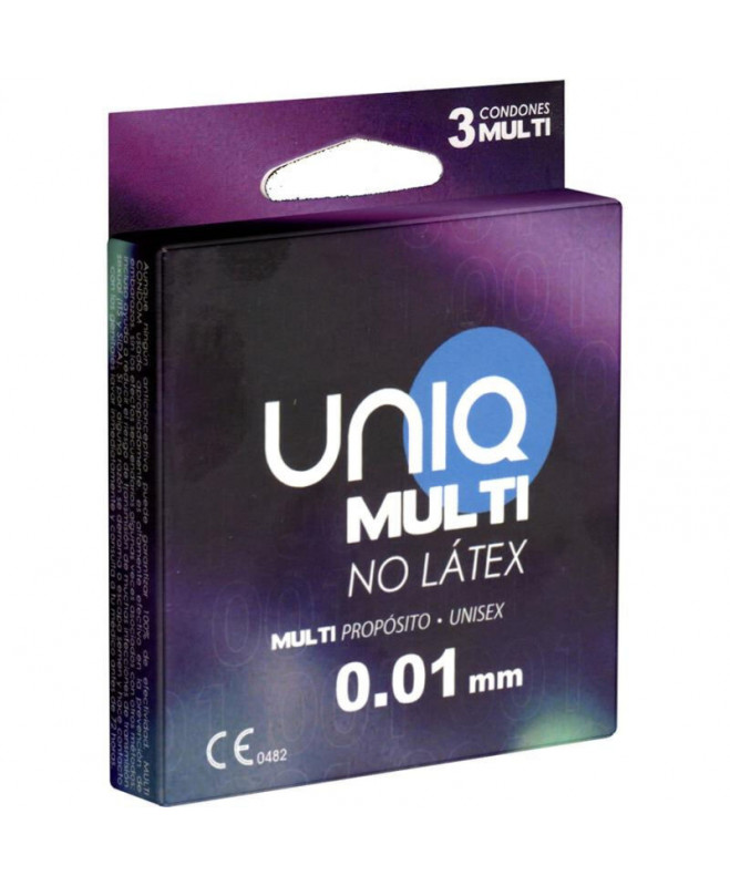 UNIQ - MULTI LATEX FREE CONDOMS 3 UNITS