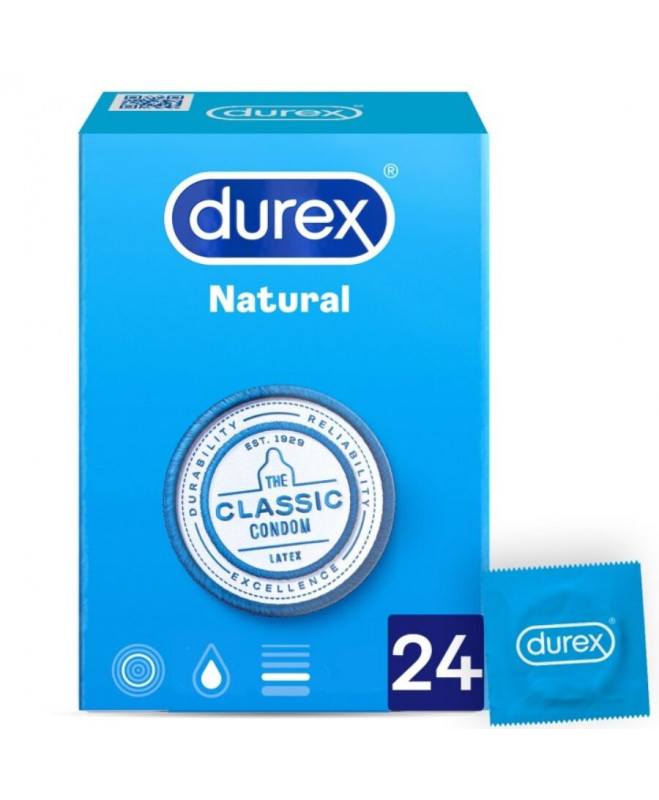 DUREX NATURAL PLUS 24 UNITS