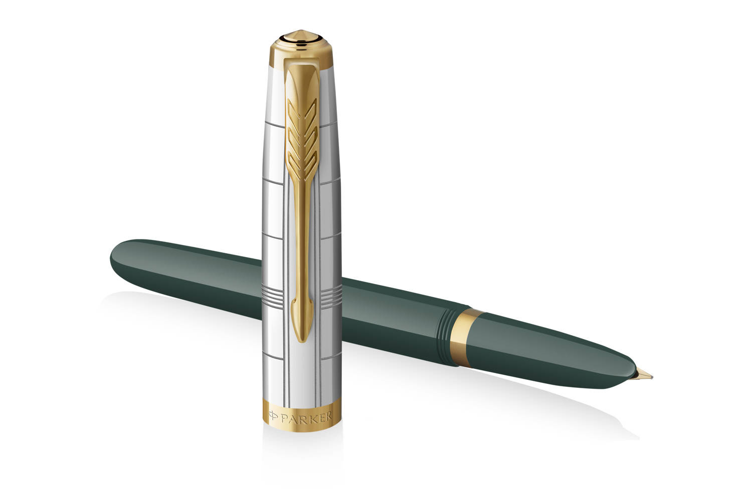 Plunksnakotis Parker 51 Premium Green GT F - 2169074