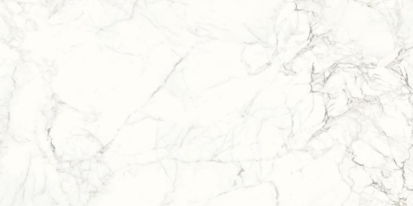 Plytelės akmens masės CALACATTA NATURALE WHITE SATIN RECT 59,8x119,8cm