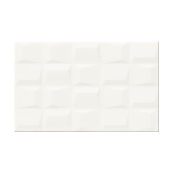Plytelės sienų FROSTY WHITE GEO STRUCTURE 25x40cm