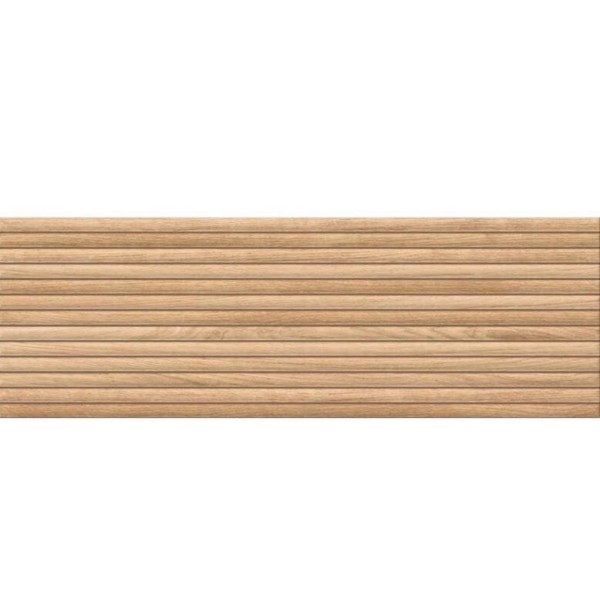 Plytelės sienų HOME JUNGLE BEIGE WALL LAMEL STRUCTURE  20x60cm