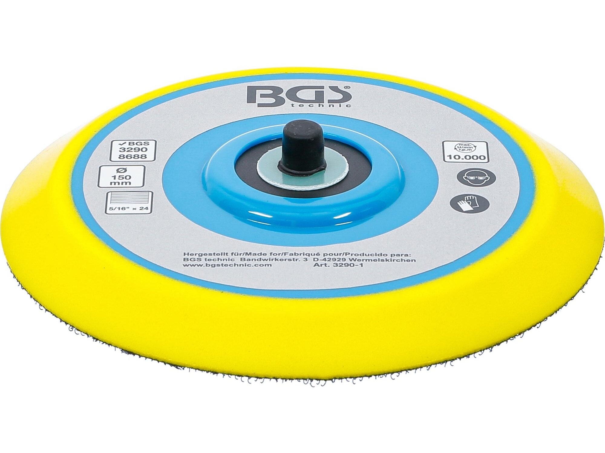 Velcro padas BGS 3290/8688 | Ø 150 mm (3290-1)
