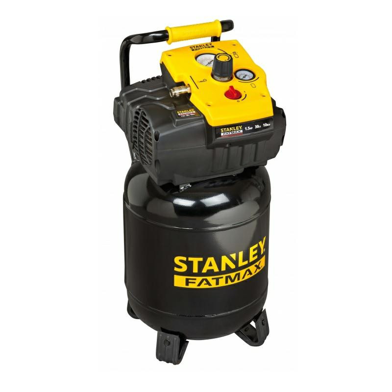 8117240STF504 STANLEY 30L/1,5KM 10BAR VERTIKALUS KOMPRESORIUS BE ALYVOS FATMAX OL195