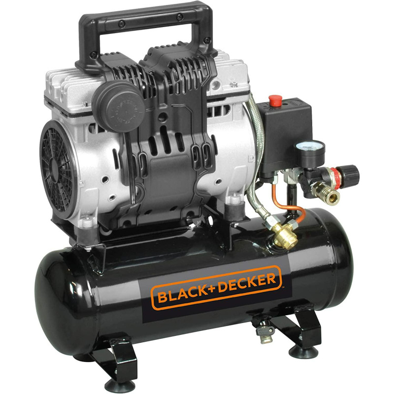 B2BB104BND359 B-D KOMPRESORIUS BE ALYVOS. 6L /1KM/ 8BAR /0,75KW /LABAI TYLUS