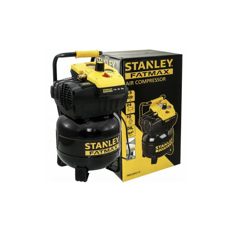 8117230STF503 "STANLEY" VERTIKALUS KOMPRESORIUS BE ALYVOS 24L/10BAR FMXCM0021E