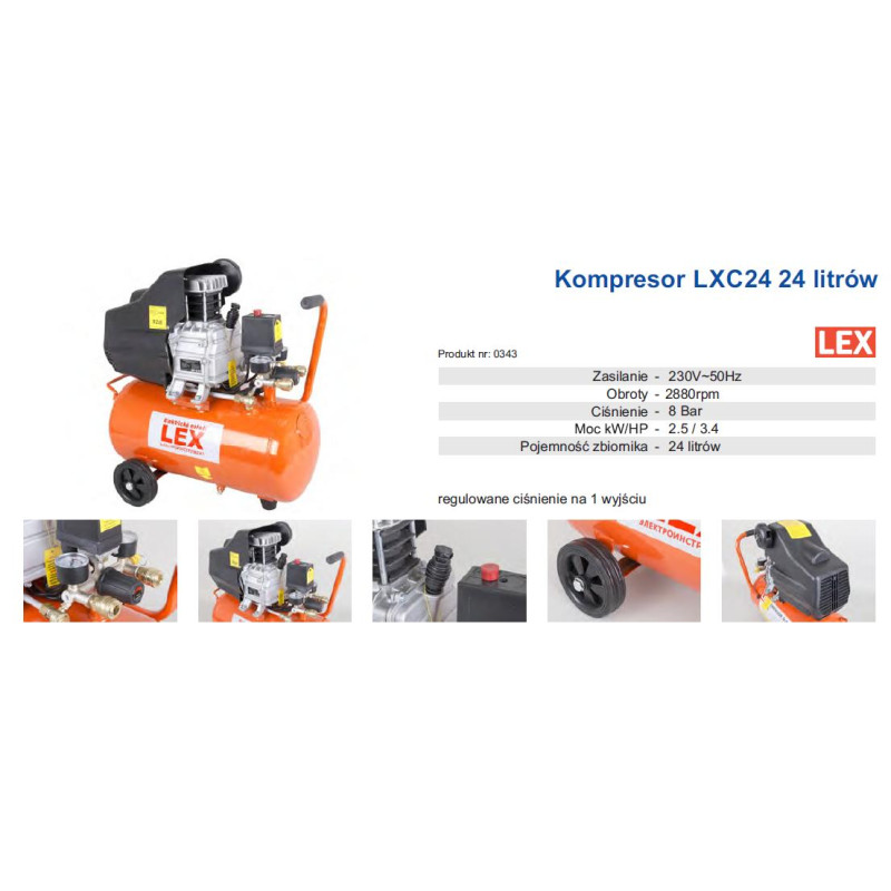 LEX KOMPRESORIŲ ALYVA.24L 2500W /LXC24