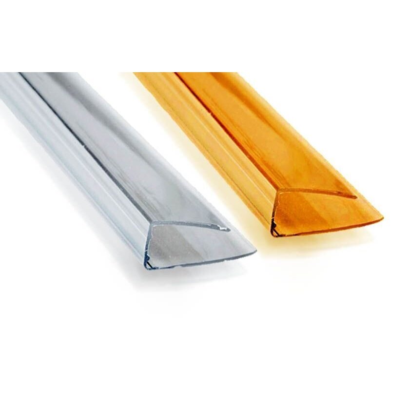 Užbaigimo profiliai 4mm storio polikarbonatui (BRONZA)