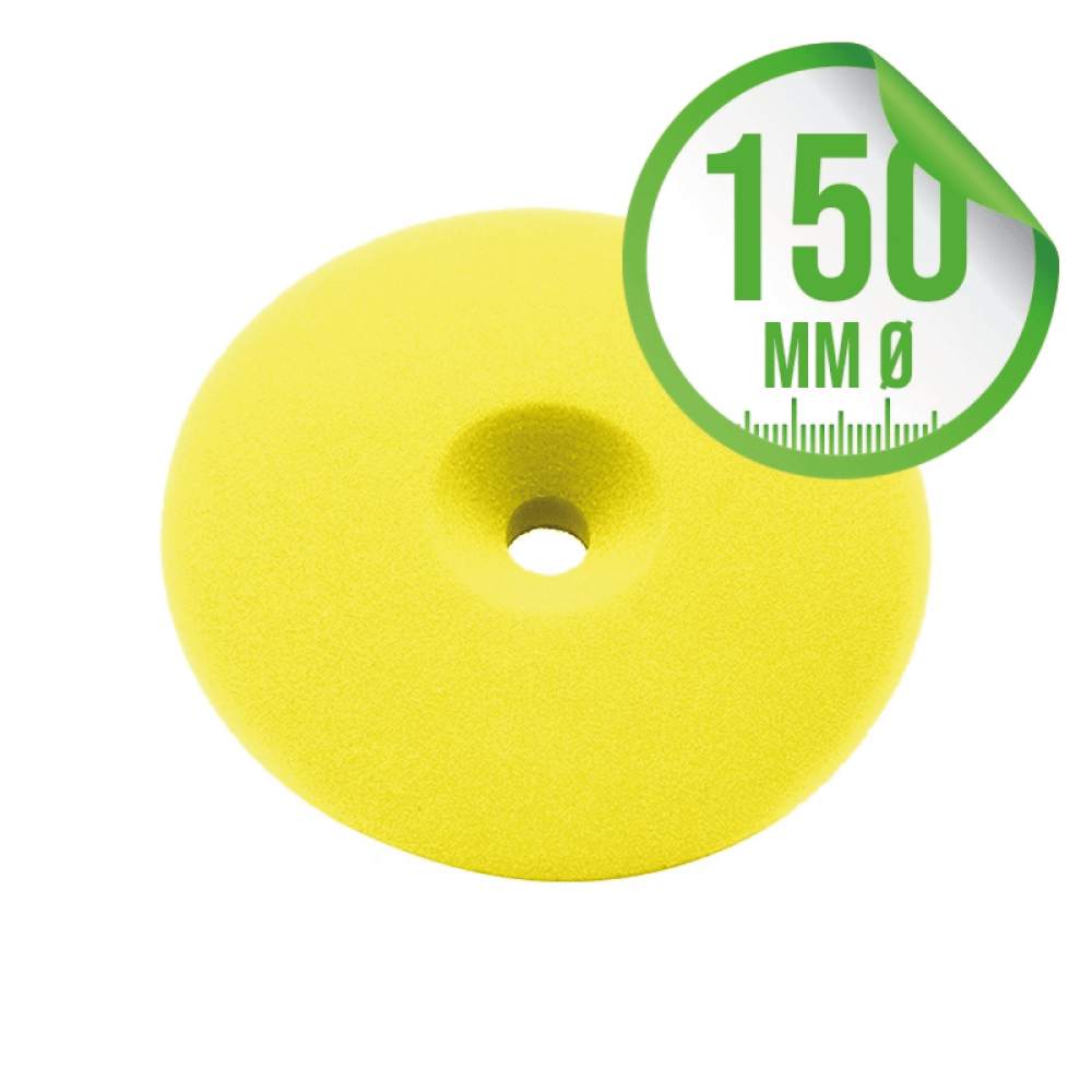 Liquid Elements Geltonas Vidutinio Kietumo Poliravimo Padas – Centriforce V2, 150 mm