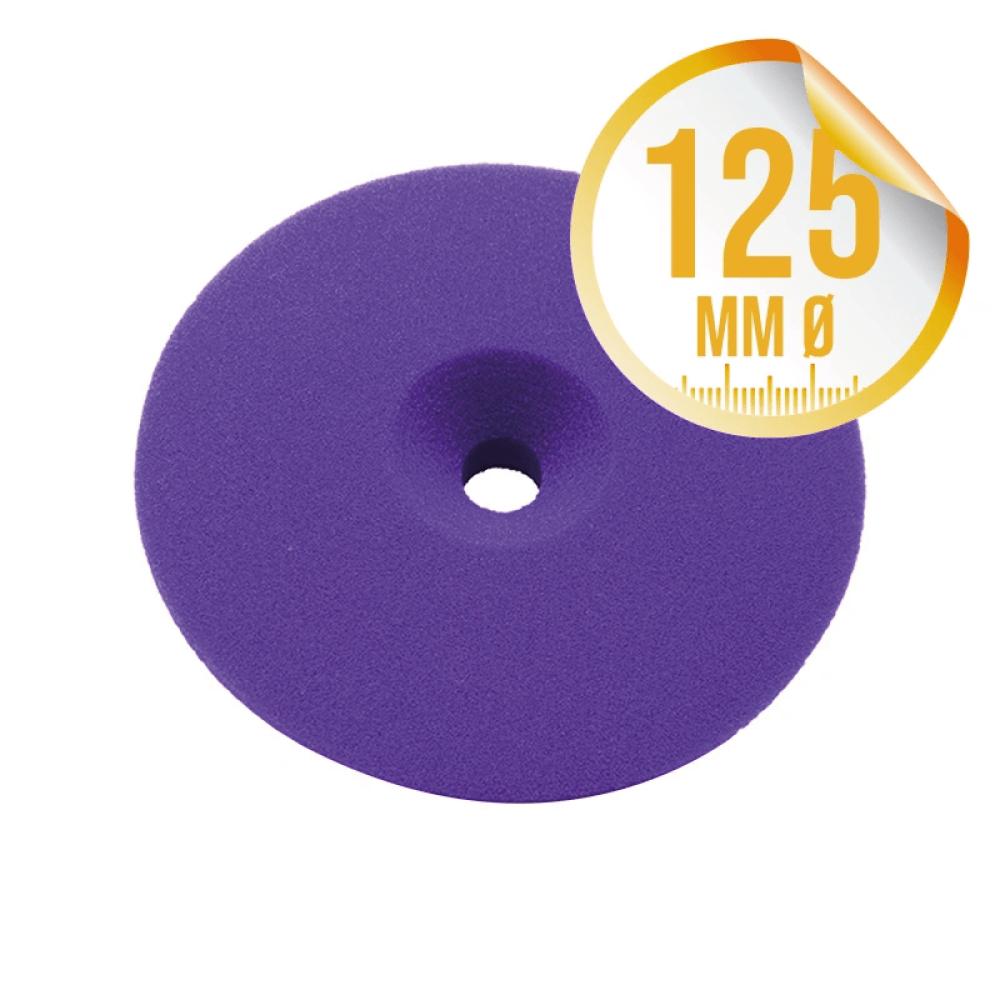 Liquid Elements Violetinis Labai Minkštas Poliravimo Padas – Centriforce V2, 125 mm