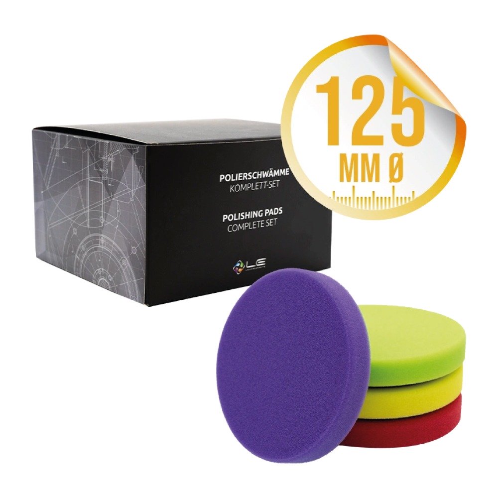 Liquid Elements Poliravimo Padų Rinkinys – Pad Man V2, 125 mm