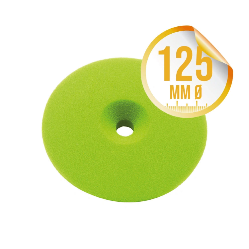 Liquid Elements Žalias Minkštas Poliravimo Padas – Centriforce V2, 125 mm