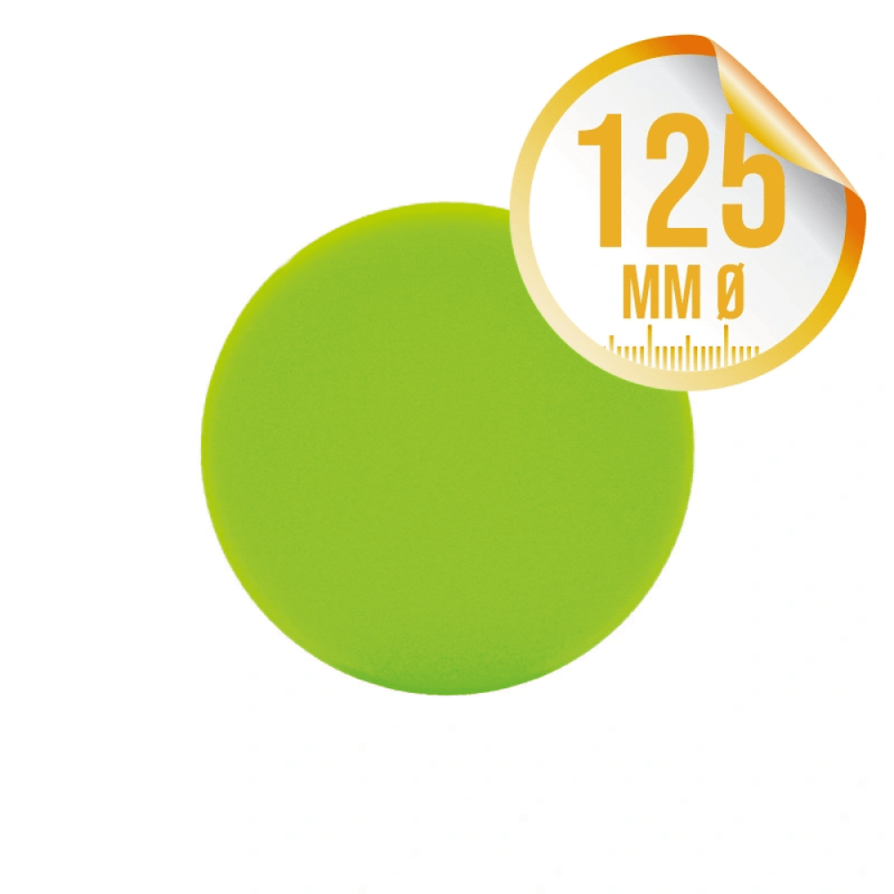 Liquid Elements Žalias Minkštas Poliravimo Padas – Pad Man V2, 125 mm