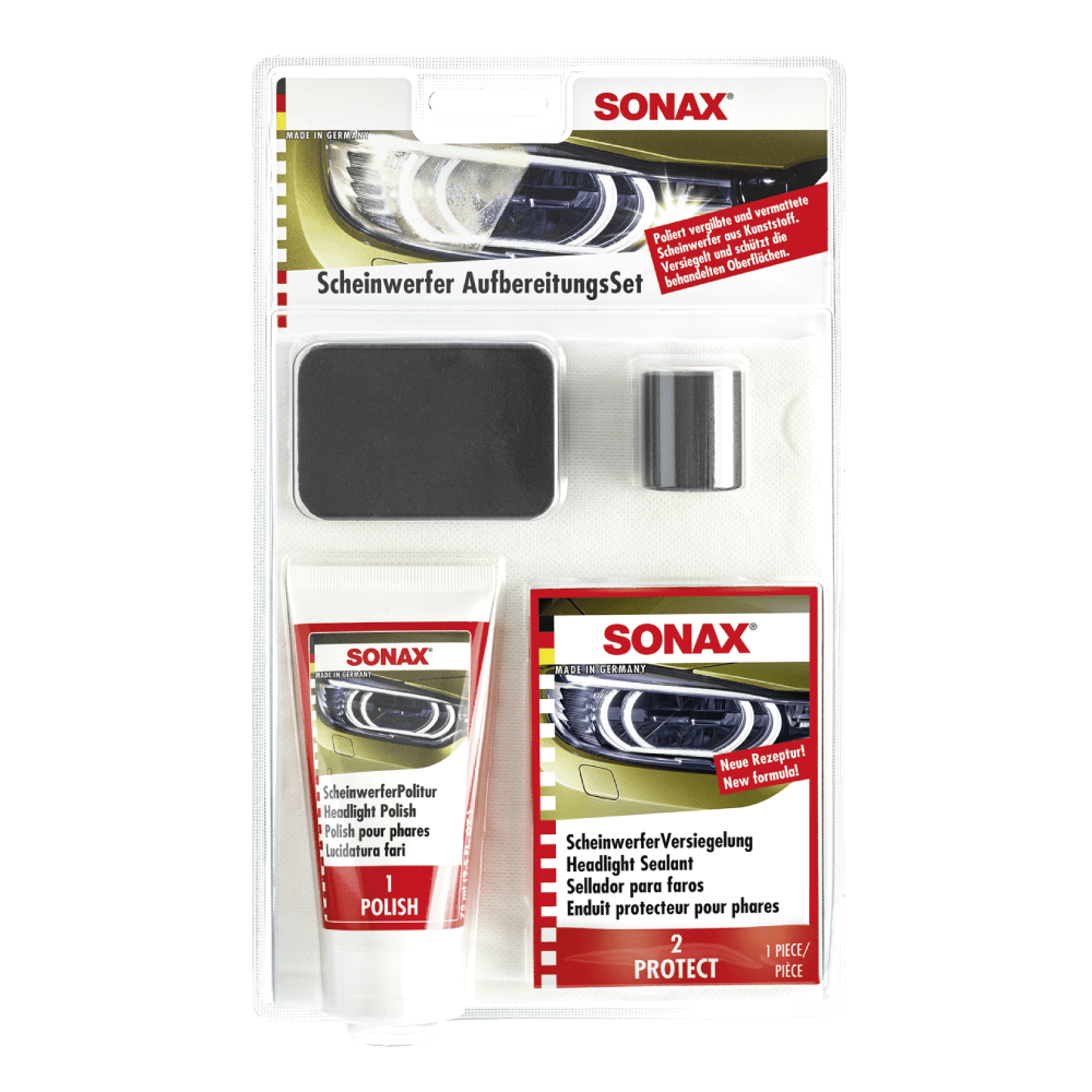 Sonax žibintų poliravimo rinkinys