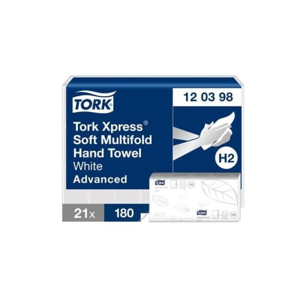 Tork Advanced 120398 popieriniai rankšluosčiai, pakuotė