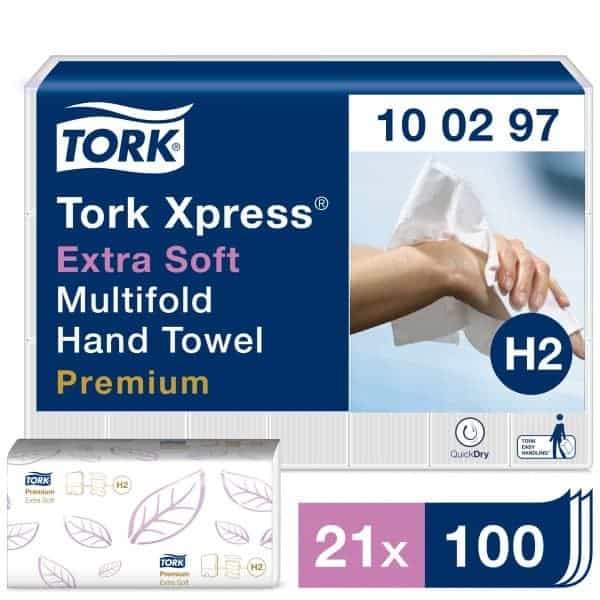 Tork Premium Extra Soft H2 Rankšluosčiai servetėlėmis