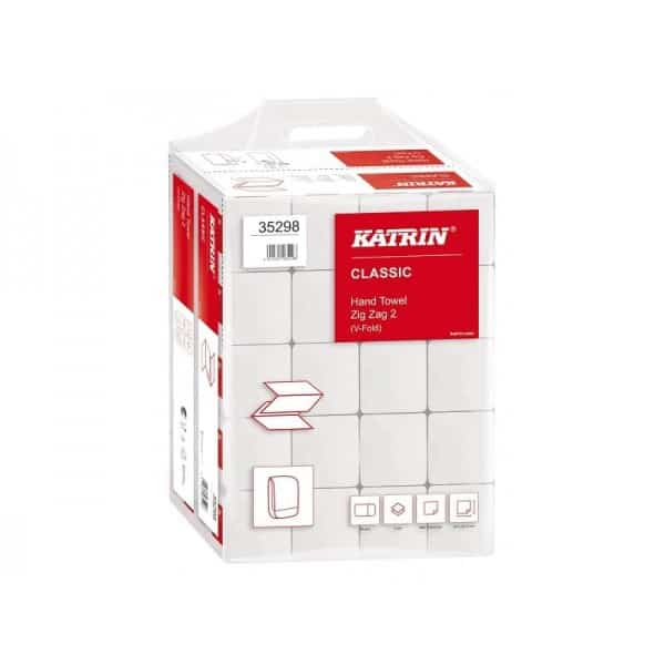 Katrin Classic V-Fold rankšluostis lapeliais 20 pak.