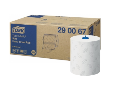 290067 H1 Tork Matic Soft Advanced minkštų popierinių rankšluosčių ritinys  290067