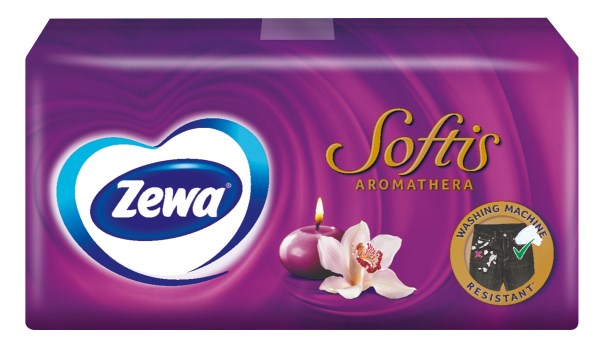 Nosinaitės vienkartinės Zewa Softis Aromathera