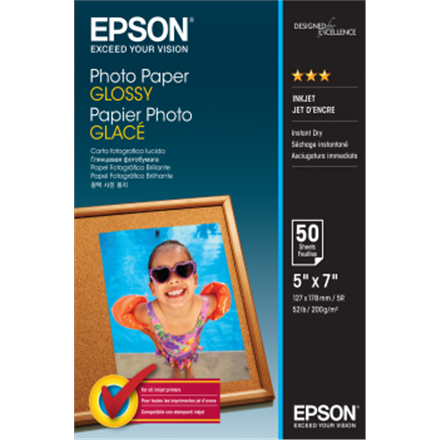 Popierius EPSON C13S042545,13 x 18cm,200g/m² 50 sheets