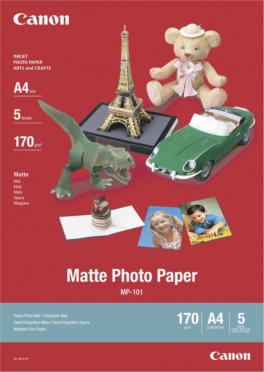 Popierius CANON photo paper MP-101 A4 matte 170g 5 sheets