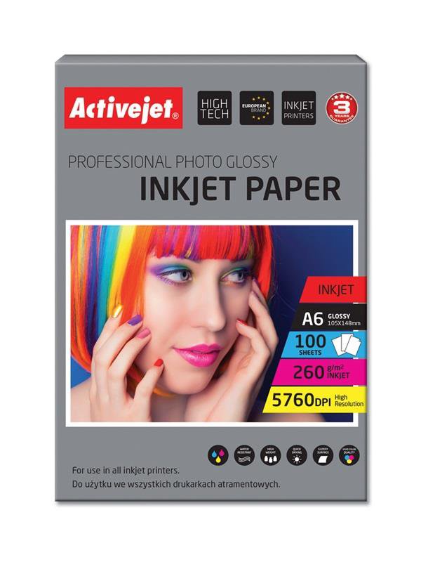 Popierius ACTIVEJET AP6-260GR100