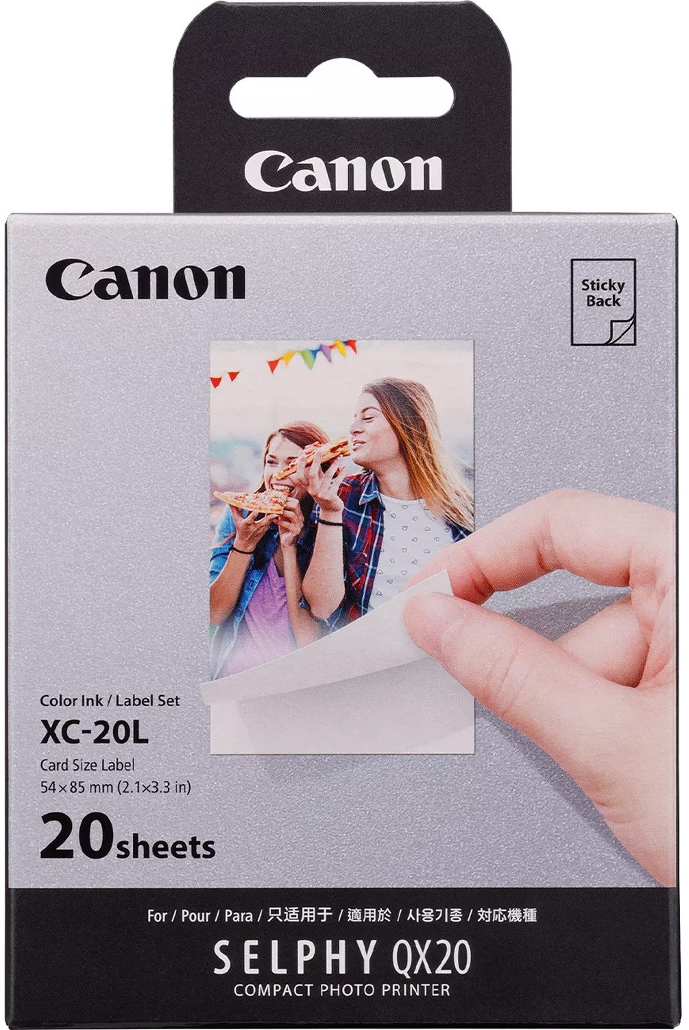 Canon photo paper + ink cartridge XC-20L 54x85mm 20 sheets