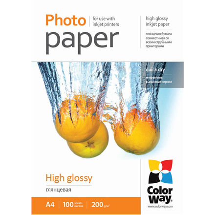 Popierius ColorWay High Glossy Photo Paper A4 200 g/m²