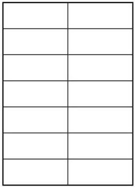 Logo A4, matt, white, 25 pcs.