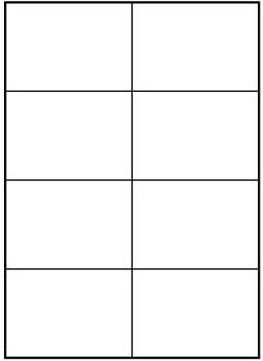 Logo A4, matt, white, 25 pcs.