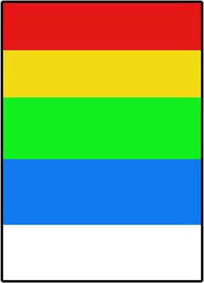 Logo A4 labels, matte, colored mix, 25 pcs.