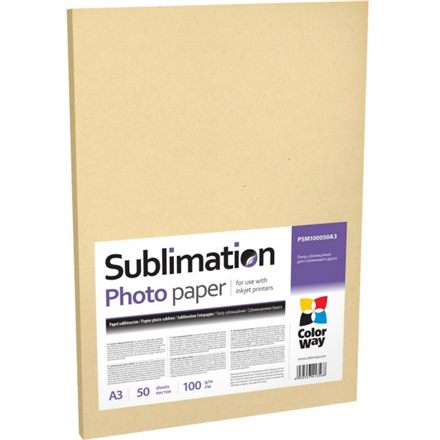 Popierius PSM100050A3  100 g/m²  A3  A3  Photo Paper sublimation 50 pcs.