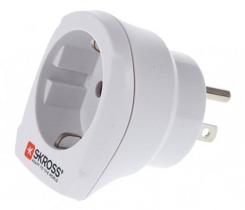 Adapteris JAV kištukas - Schuko lizdas 115V 15A SKROSS