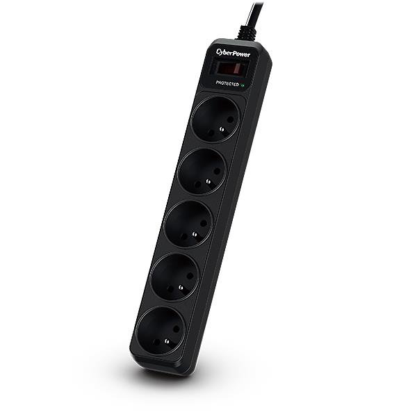 CyberPower Tracer III B0520SC0-FR surge protector 5 AC outlet(s) 200 - 250 V 1.8 m Black