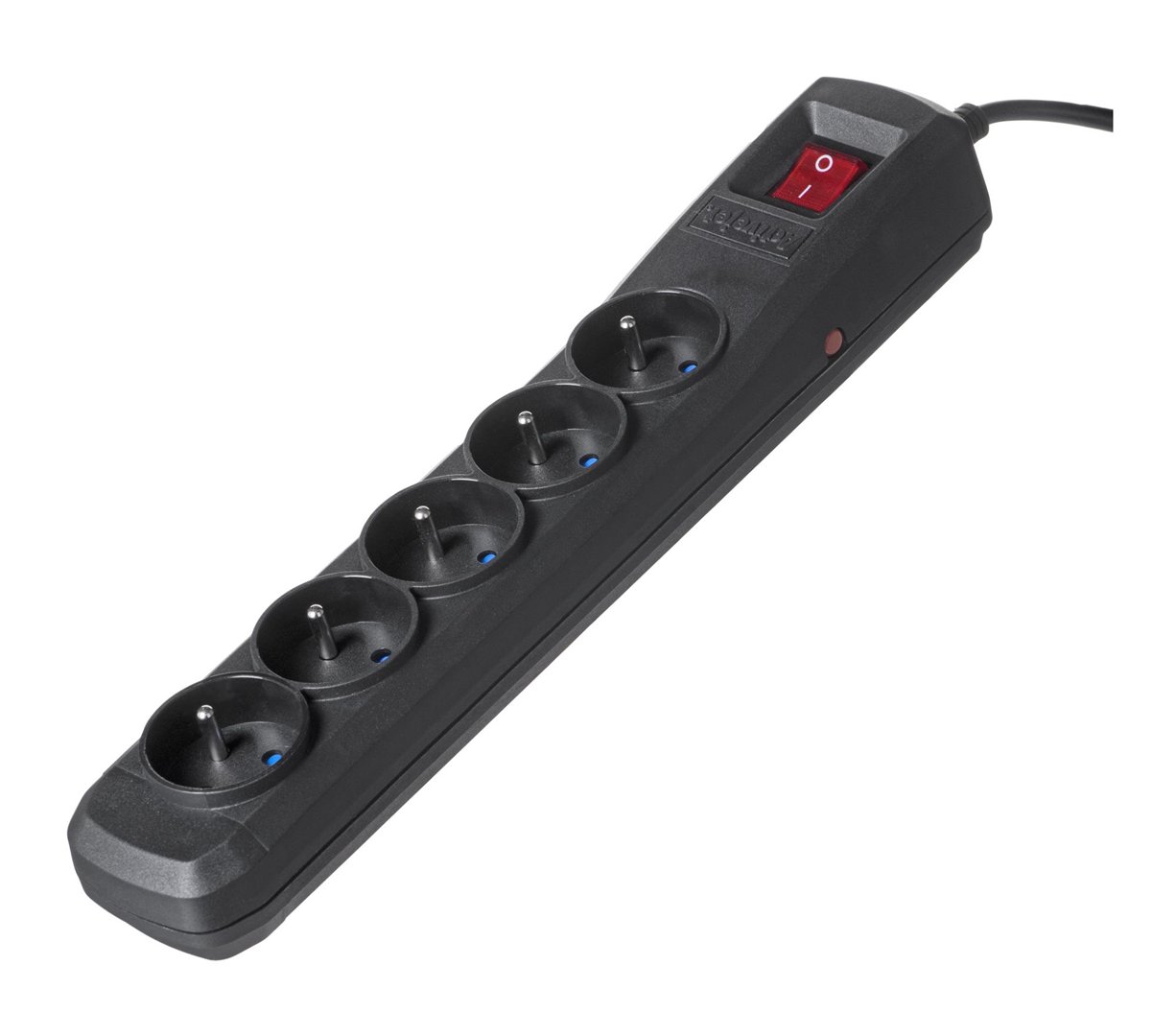 Activejet black power strip with cord ACJ COMBO 5G 1,5M/BEZP.AUTO/CZ