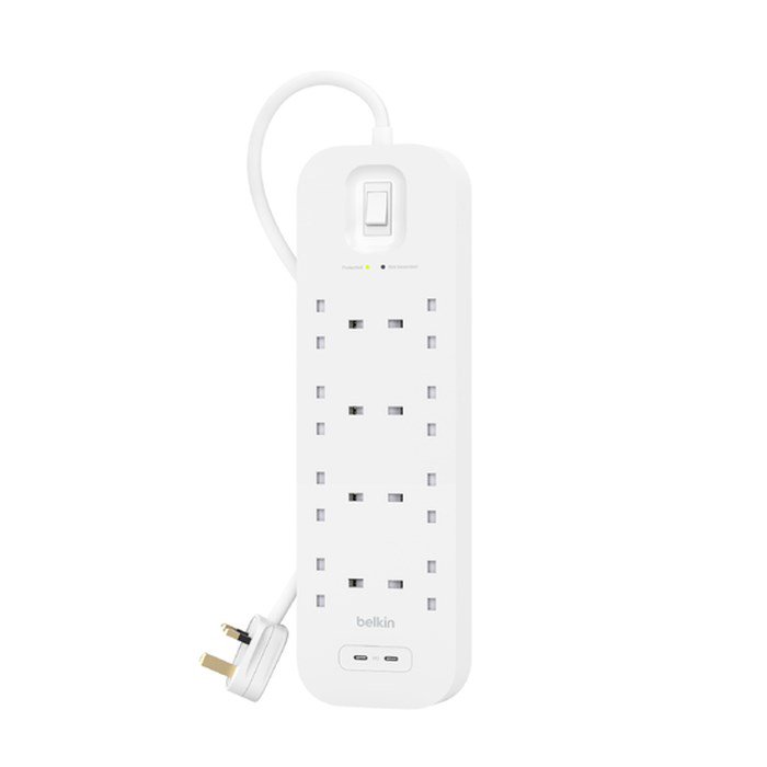 Belkin Connect Balta 8 AC išvestis(ys / čių) 2 m