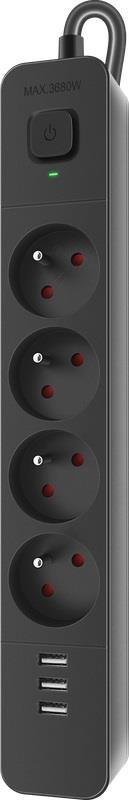 Power strip Defender Power strip Defender SFS 135 5 m, 4 sockets, 3x USB