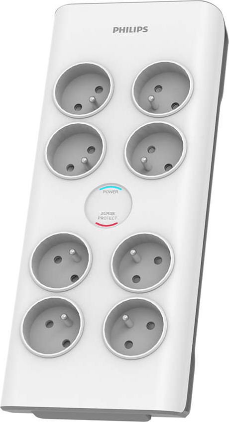 Power strip Philips SPN overvoltage 8 sockets 2 m white (1_784107)