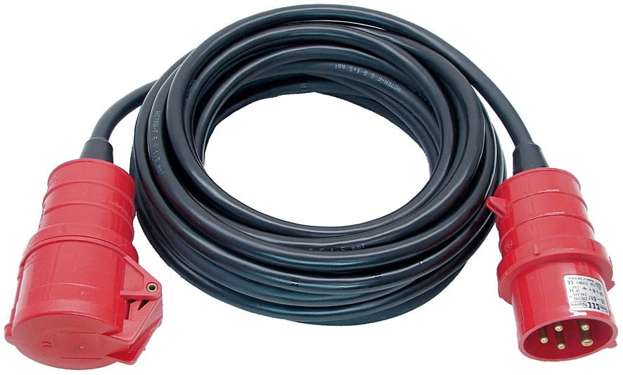 Prailgintuvas 25m 1CEE400V/32A RN 5x4,0 gumuotas kabelis, Brennenstuhl