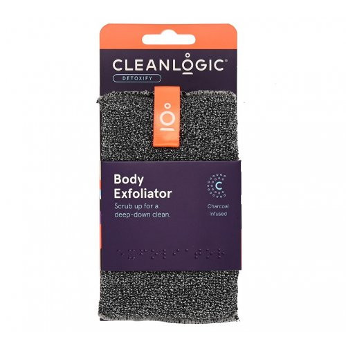 Cleanlogic Detoxify Body Exfoliator Kūno šveitimo kempinė, 1 vnt.