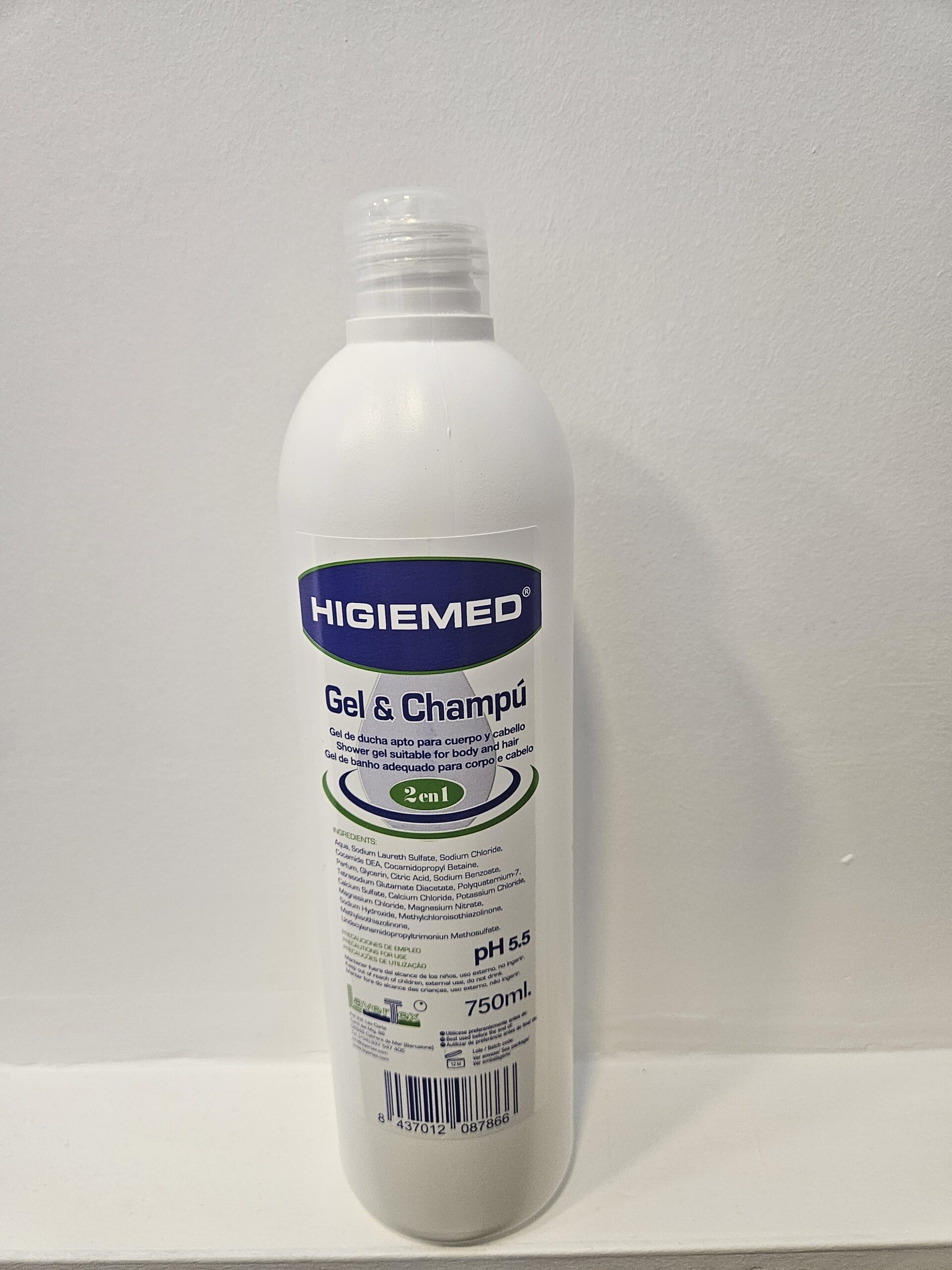 Dušo gelis ir šampūnas Higiemed 750 ml