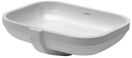 Duravit Me by Starck iš apačios montuojamas praustuvas 490x365 mm